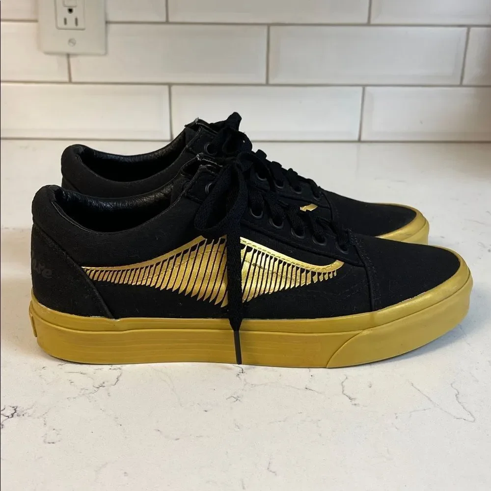 Harry Potter x Vans Old Skool 'Golden Snitch' Unisex Mens 7.5 Women’s 9.0